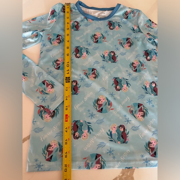 Disney Cuddl Duds Frozen PJ Set Girls Size Large - Picture 3 of 7